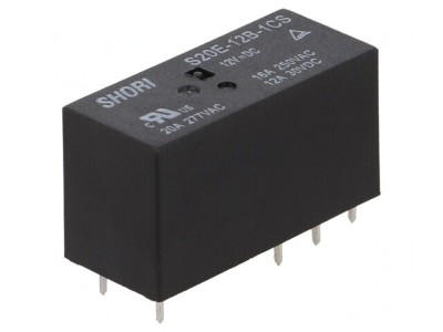 Releu Electromagnetic SPDT 12V 20A foto