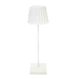 Lampa de masa LED 3W alba, baterie 3.7V/1800mAh, reincarcabila USB 5V/1A Breckner Germany