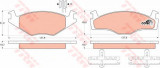 Set placute frana,frana disc VW VENTO (1H2) (1991 - 1998) TRW GDB454