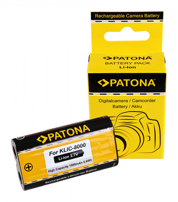 Acumulator tip Kodak Klic-8000 1500mAh Patona - 1116