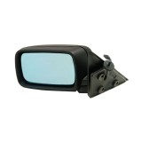 Oglinda exterioara Bmw Seria 3 (E36) 12.1990-03.2000 partea stanga Best Auto Vest Albastra Asferica Carcasa Neagra, modele cu 4 usi