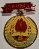 INSIGNA PIONIER Medalie Cutezatorul Diametru 28