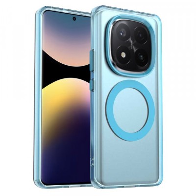 Husa MagSafe pentru Xiaomi Redmi Note 14 Pro+ 5G, Techsuit, CandyCase, Albastra foto