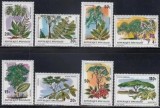 RUANDA-1979-FLORA-Serie de 8 timbre nestampilate