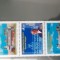 Uruguay-tranport,locomotive ,trenuri-serie completa in streif nestampilate MNH-(T2)