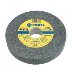 Disc abraziv pentru polizor de banc, dimensiune 150x12.7x17 mm, granulatie fina, 5350 rpm