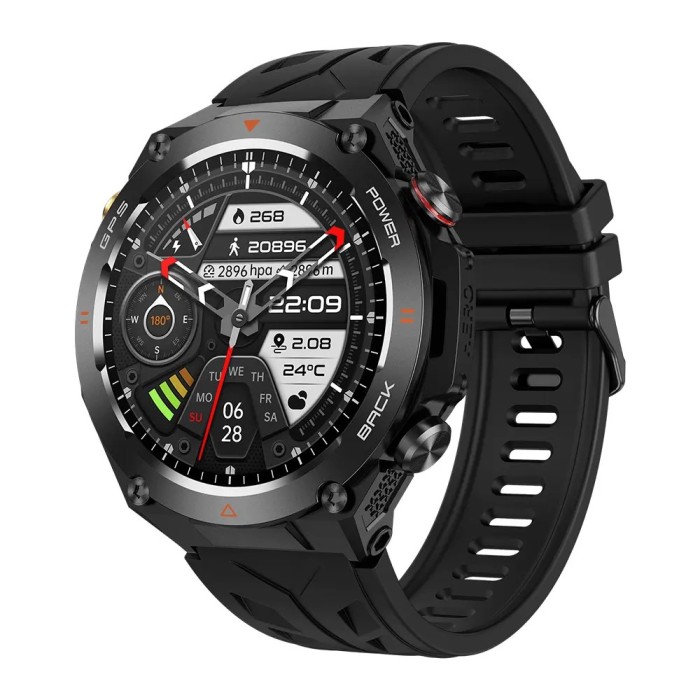 COLMI V75 GPS , Smartwatch 1.45, IPS, Busola, Bluetooth 5.2, Baterie 650mAh, IP68 Waterproof, Android iOS