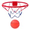 Panou Baschet Interior, 27cm, Inel Multicolor, Minge Plastic, Roșu, Oem