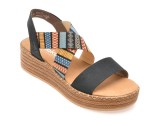 Sandale RIEKER bleumarin, V4551, din piele ecologica