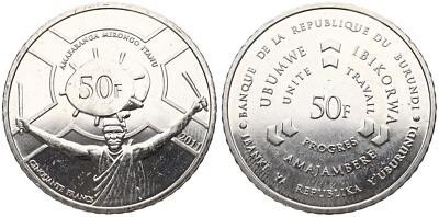 Burundi 2011 - 50 francs UNC foto