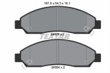 Set placute frana TEXTAR 2437001
