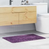 Cumpara ieftin Covoraș baie dreptunghi violet 60x90 cm poliester antiderapant