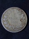 Franța 1833 BB - 5 Franci - Monedă de argint, Europa