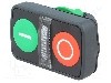 Intrerupator dublu, 22mm, seria Harmony XB5, IP66, SCHNEIDER ELECTRIC - ZB5AW7A3741