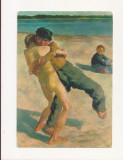 FA16 - Carte Postala- UNGARIA - Glatz Oszkar, wrestlings boys, necirculata, Circulata, Fotografie