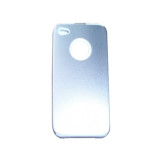 Husa tip capac spate metal alb pentru Apple iPhone 4/4S, Metal / Aluminiu