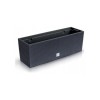 Jardiniera decorativa, imitatie ratan, antracit, 58x18x19.5 cm, Rato Case, Prosperplast