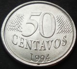 Cumpara ieftin Moneda 50 CENTAVOS - BRAZILIA, anul 1994 * cod 1318, America Centrala si de Sud