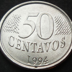 Moneda 50 CENTAVOS - BRAZILIA, anul 1994 * cod 1318
