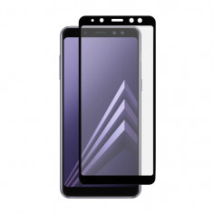 Folie Sticla BlueStar pentru Samsung Galaxy A8 2018 3DFull Cover acopera tot ecranul Negru foto