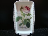 TAVA / PLATOU DIN PORTELAN BONE CHINA REDOUTE ROSE,,ROY KIRKHAM,,