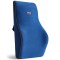 Perna lombara completa pentru scaun de birou sau masina, Linomag&reg;, Spuma cu memorie, Albastru, 45 x 38 x 12cm