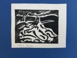 Horia Rosca desene, Peisaje, Carbune, Realism
