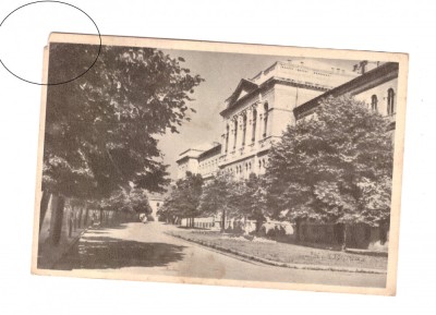 CP Cluj - Universitatea Victor Babes, RPR, necirculata, mica ruptura la un colt foto