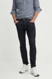 Pepe Jeans jeansi TAPERED JEANS barbati, culoarea albastru marin, PM207390AB1