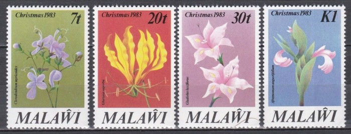 Malawi 1983 - Crăciun - Flori, Cota 9 EURO, MNH