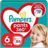 Scutece-chilotel Pampers Pants Mega Box Marimea 6, 14-19 kg, 84 buc