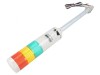 Coloană de Semnalizare LED Roșu/Ambră/Verde 24V