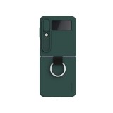 Cumpara ieftin Husa Nillkin pentru SA Galaxy Z Flip 4, CamShield Silky, TPU, Forest Green