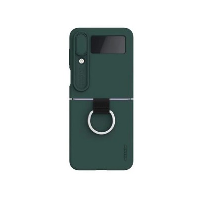 Husa Nillkin pentru SA Galaxy Z Flip 4, CamShield Silky, TPU, Forest Green foto