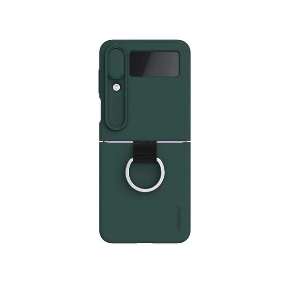 Husa Nillkin pentru SA Galaxy Z Flip 4, CamShield Silky, TPU, Forest Green