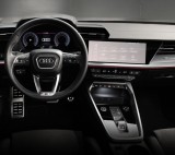 Folie Protectie Navigatie Audi A3 Sedan 2020-2024, Duragon, protectie Display Navigatie, silicon Transparent, Anti-zgarieturi, kit instalare