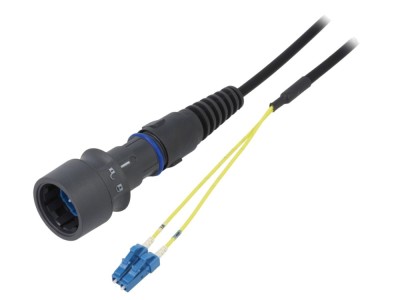 Patch Cord Fibră Optică Duplex Monomod Baionetă foto