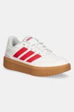 adidas sneakers Courtblock Bold femei, culoarea bej, JI2209