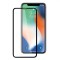 Folie de sticla FULL GLUE pentru Apple iPhone XS, GloMax 5D Negru ,lipici pe toata suprafata