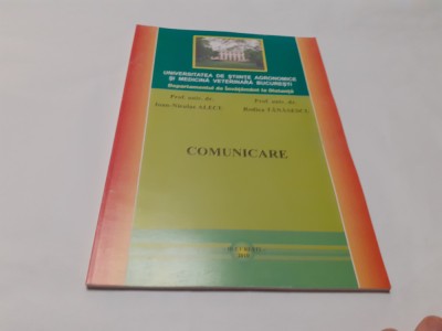 COMUNICARE IOAN NICULAE ALECU RF21/3 foto