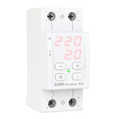 Releu de tensiune cu control al curentului CV2-40, red, 40A foto