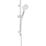 Set de dus culisant Ferro Mulo, cu 3 functii, bara de dus reglabila 700 mm, furtun dus 150 cm, Crom