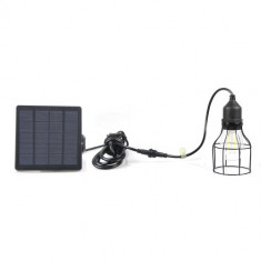 Bec LED Cu Panou Solar Portabil foto