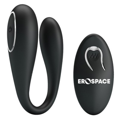 Stimulator Astro Remote Control, 12 Moduri Vibratii Puternice Erospace, Silicon, USB, Negru foto