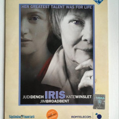 *DD -Film IRIS DVD, cu Judi Dench, Jim Broadbent, Kate Winslet