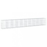 Cumpara ieftin Cos gabion cu capac, 1000x100x150 cm, fier galvanizat