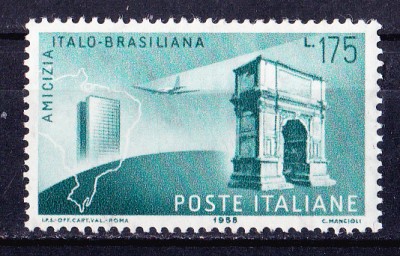 TSV$ - 1958 MICHEL 1015 ITALIA MNH/** foto