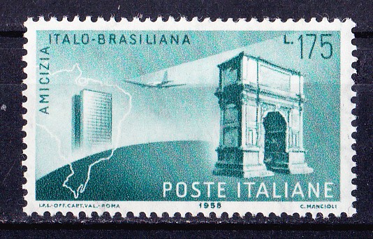 TSV$ - 1958 MICHEL 1015 ITALIA MNH/**