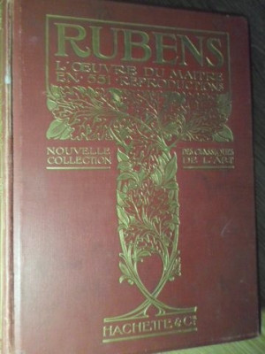 RUBENS, L&amp;#039;OEUVRE DU MAITRE. OUVRAGE ILLUSTRE DE 551 GRAVURES-P.P. RUBENS foto