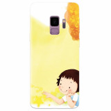 Husa silicon pentru Samsung S9, Child Autumn Paint Hd